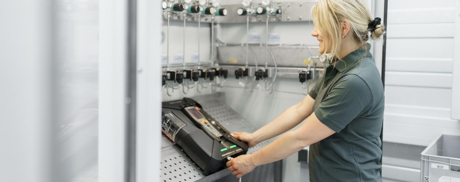 Análisis de gases en el laboratorio de gases