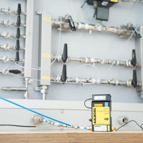 Calibración de gases en el laboratorio de caudal