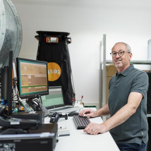 Kalibrierung von Volumenstrommesshauben