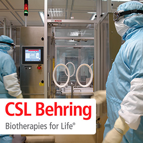 Línea de llenado estéril en CSL Behring GmbH