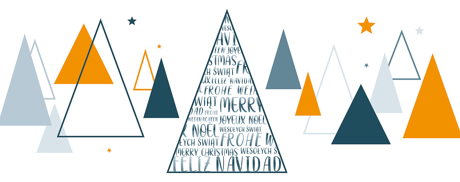 Navidad 2023 Árboles de Navidad ilustrados gráficamente